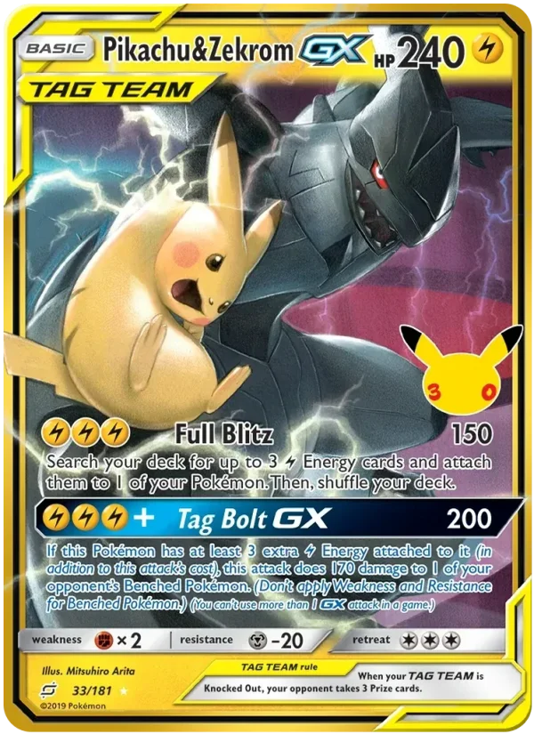 Pikachu & Zekrom GX