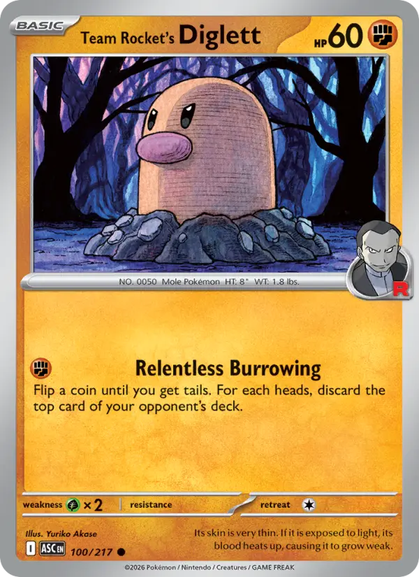 Team Rocket's Diglett