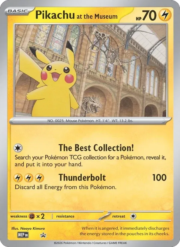 Pikachu at the Museum