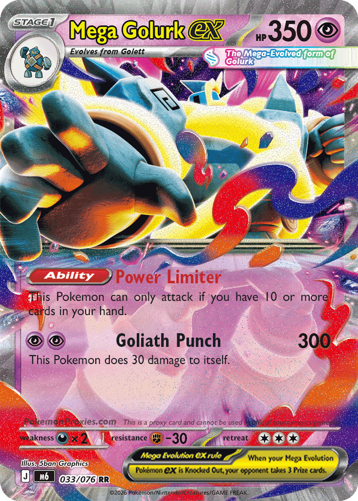 Mega Golurk ex