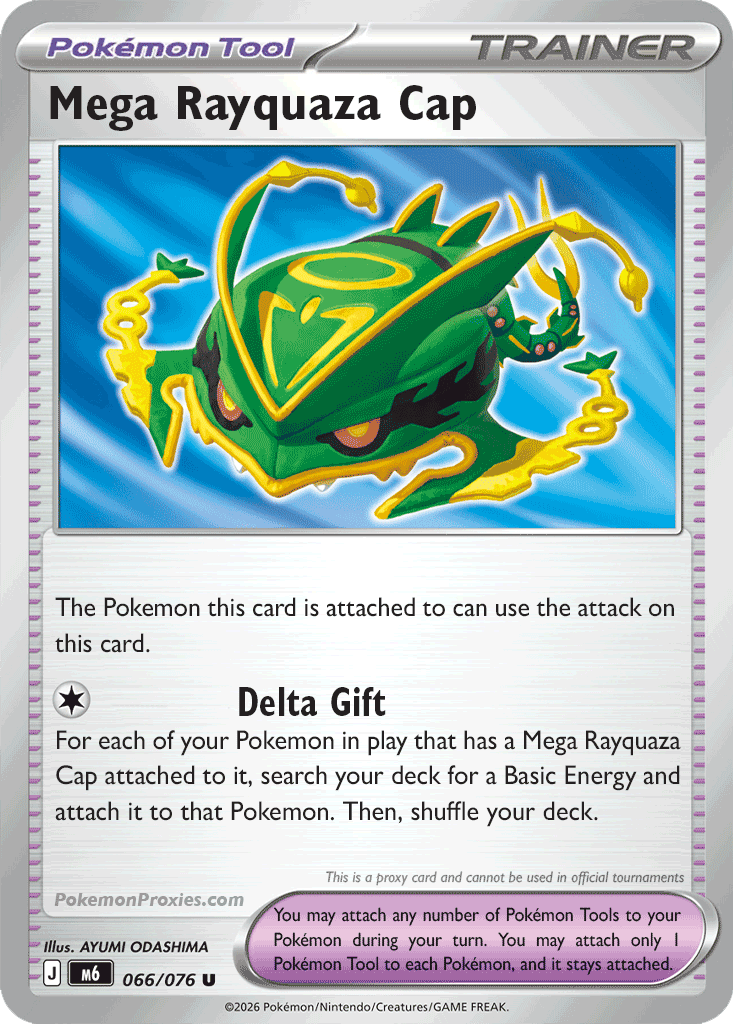 Mega Rayquaza Cap